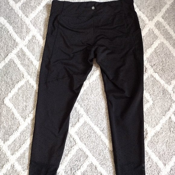C9 Champion Women's XL Black Mesh Ankle Leggings - Picture 2 of 10